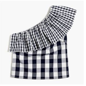 J. Crew: RUFFLE-SHOULDER TOP